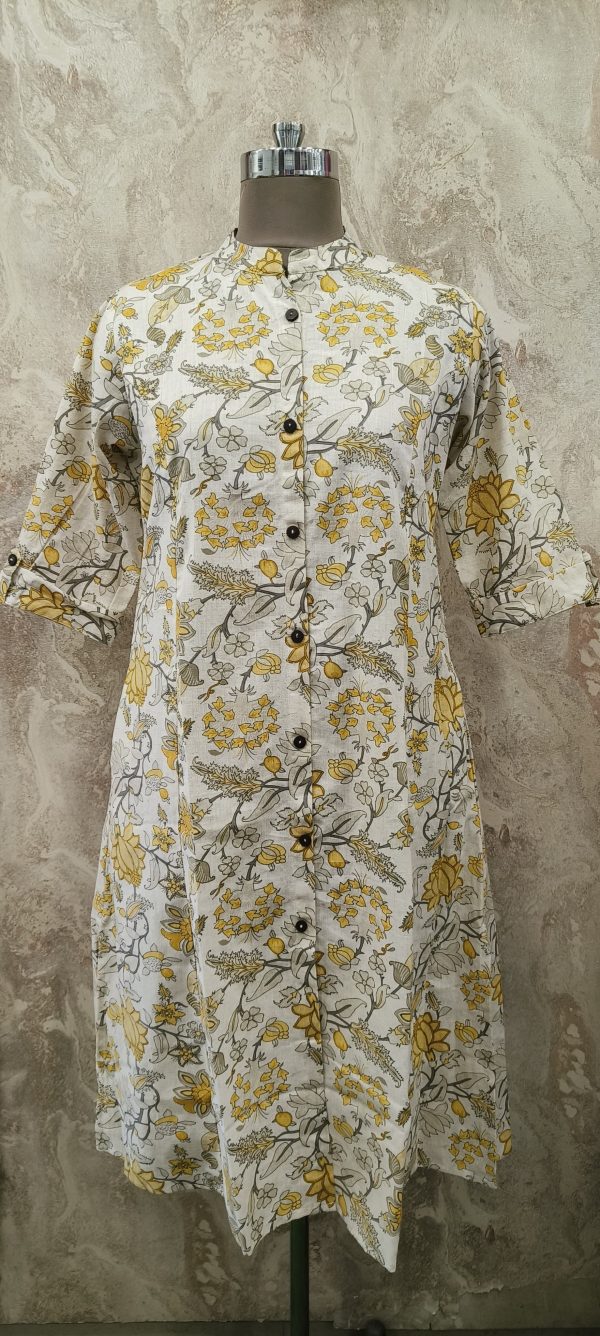 Floral Printed Aline kurta