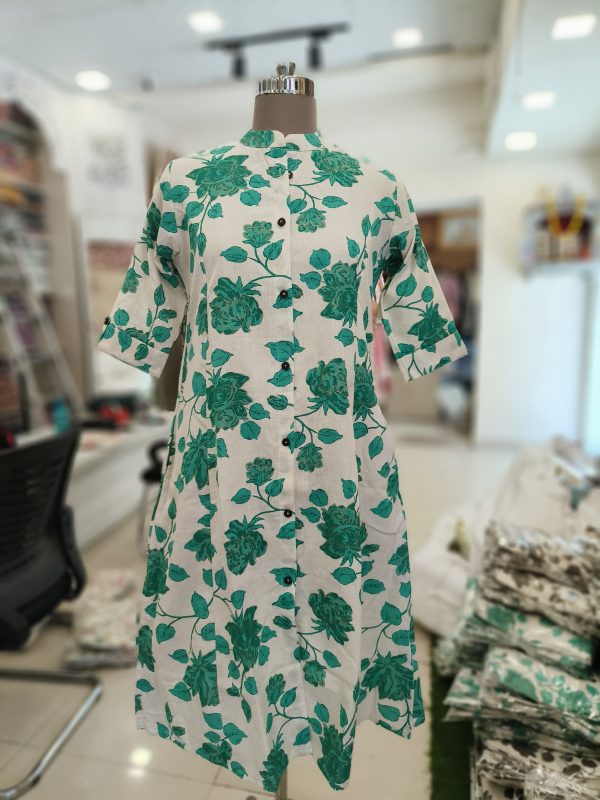 Floral Printed Aline kurta